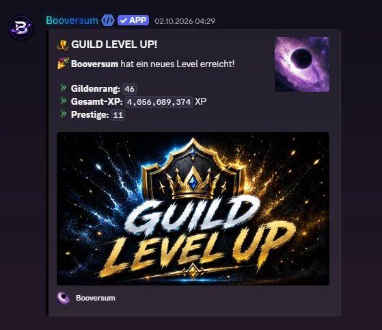 A guild level-up