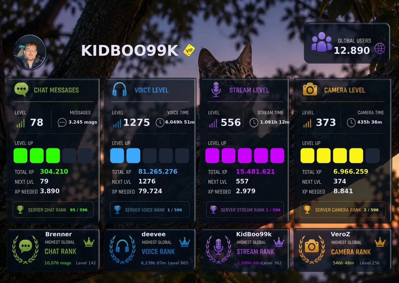 /rank with a Premium background